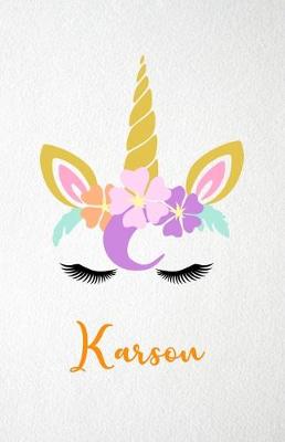 Book cover for Karson A5 Lined Notebook 110 Pages