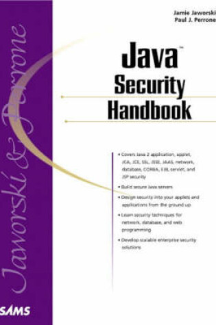 Cover of Java Security Handbook