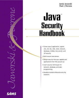 Book cover for Java Security Handbook