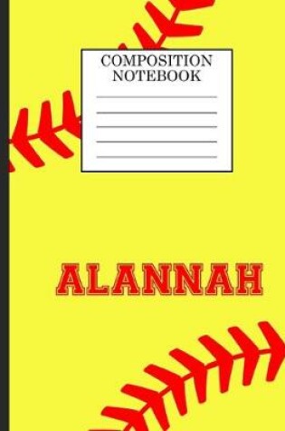 Cover of Alannah Composition Notebook