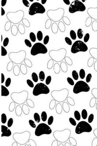 Cover of Dog Paw Pattern in Black and White