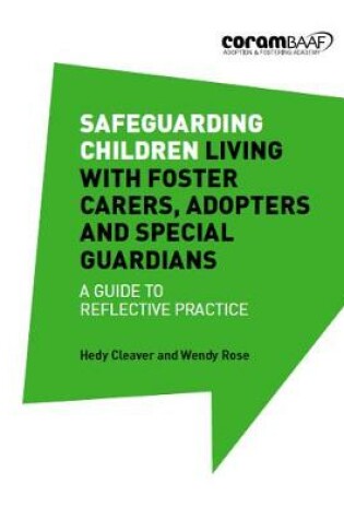 Cover of Safeguarding Children Living with Foster Carers, Adopters and Special Guardians: A Guide to Reflective Practice