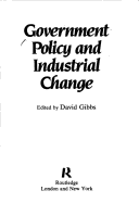 Cover of Government Policy and Industrial Change