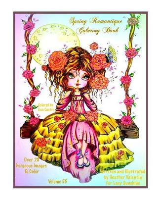 Book cover for Spring Romantique Coloring Book