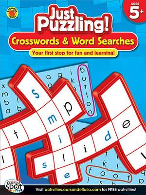 Book cover for Crosswords & Word Searches, Ages 5 - 8