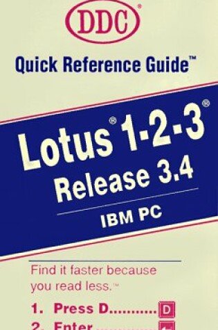 Cover of Lotus 1-2-3 (DOS) Release 3.4