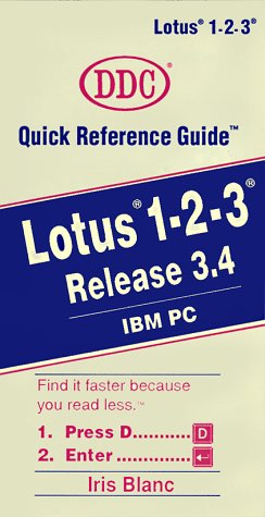 Book cover for Lotus 1-2-3 (DOS) Release 3.4