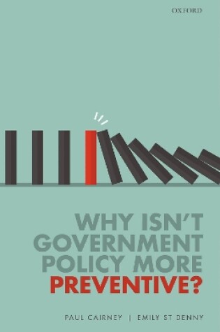 Cover of Why Isn't Government Policy More Preventive?