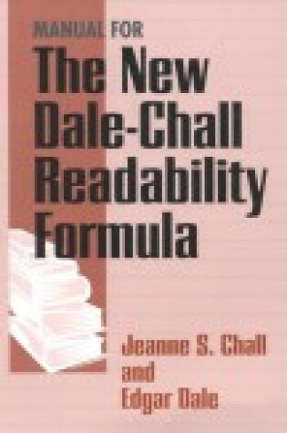 Cover of Manual for Use of the New Dale-Chall Readability Formula