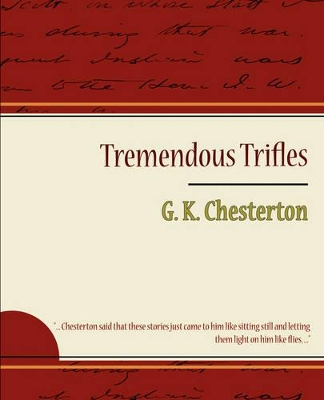 Book cover for Tremendous Trifles