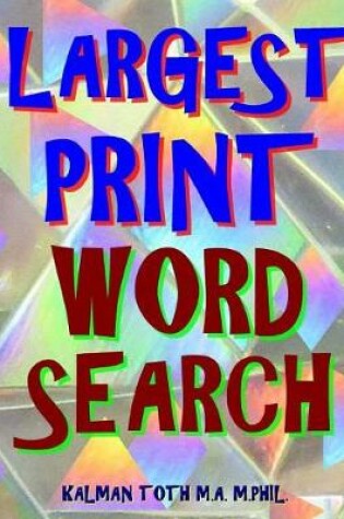 Cover of Largest Print Word Search