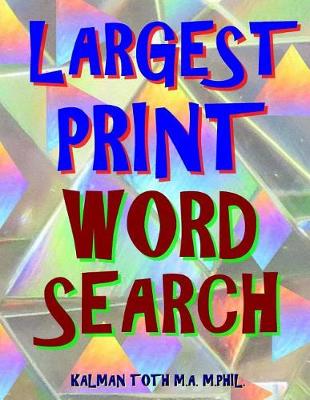 Book cover for Largest Print Word Search