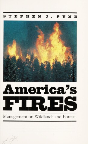 Book cover for America's Fires