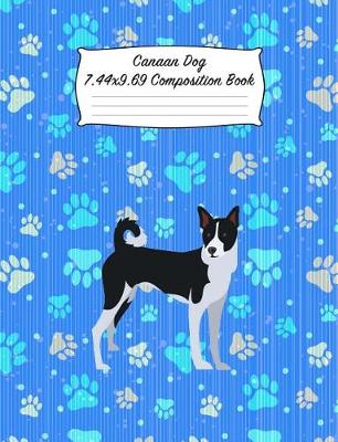 Book cover for Canaan Dog 7.44 X 9.69 Composition Book