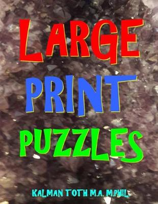 Book cover for Large Print Puzzles