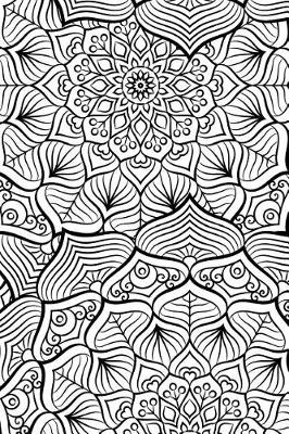 Book cover for Mandala Pattern - Color My Cover Journal