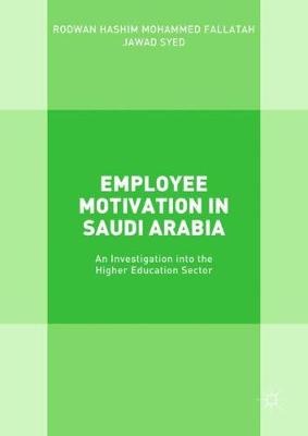 Book cover for Employee Motivation in Saudi Arabia