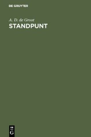 Cover of Standpunt