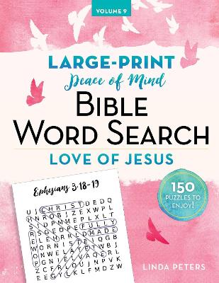 Book cover for Peace of Mind Bible Word Search Love of Jesus