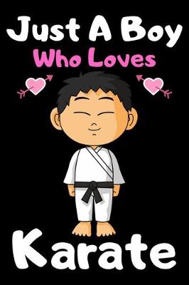 Book cover for Just a boy who loves karate