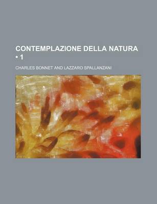 Book cover for Contemplazione Della Natura (1)