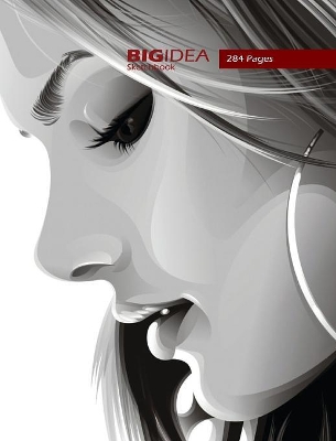 Book cover for Big Idea Sketchbook, 284 Pages (Lady face)