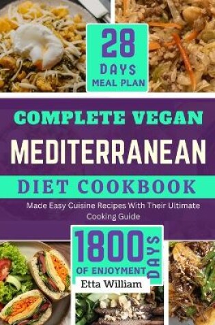 Cover of Complete Vegan MEDITERRANEAN Diet Cookbook