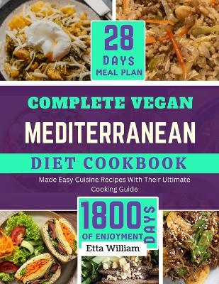 Book cover for Complete Vegan MEDITERRANEAN Diet Cookbook