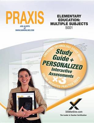 Book cover for Praxis Elementary Education: Multiple Subjects 5001 Book and Online