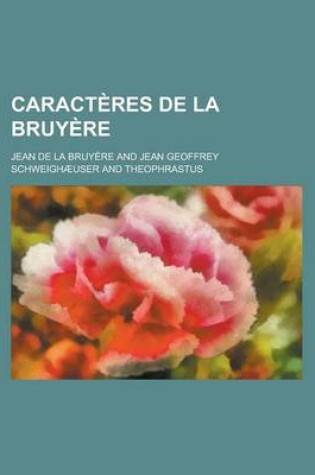 Cover of Caracteres de La Bruyere