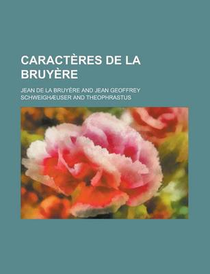 Book cover for Caracteres de La Bruyere