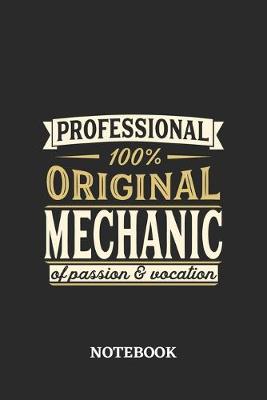 Book cover for Professional Original Mechanic Notebook of Passion and Vocation