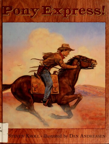 Book cover for Pony Express!