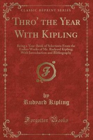 Cover of Thro' the Year with Kipling