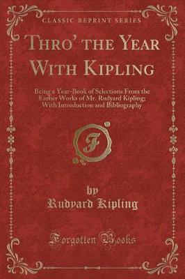 Book cover for Thro' the Year with Kipling