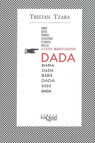 Cover of Siete Manifiestos Dada