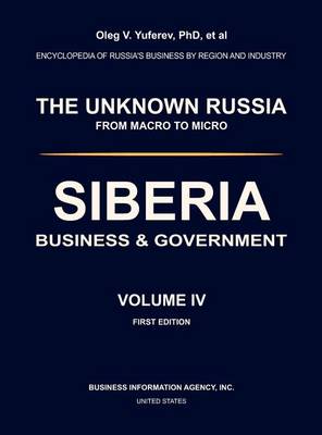 Book cover for Siberia. Business & Government. Volume IV.