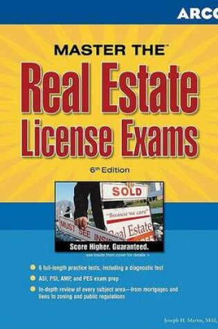 Cover of Arco Master the Real Estate License Exams