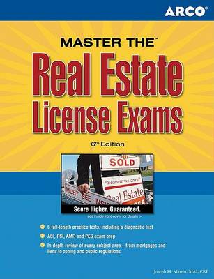 Cover of Arco Master the Real Estate License Exams