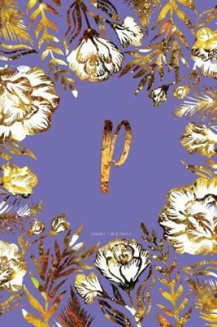 Cover of P Journal - Gold Purple