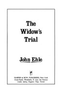 Book cover for The Widow's Trial