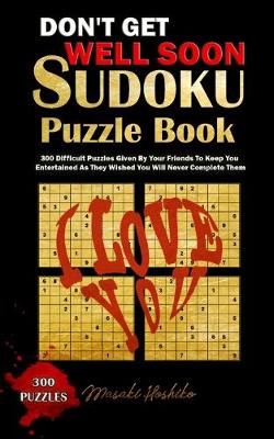 Book cover for Don't Get Well Soon Sudoku Puzzle Book