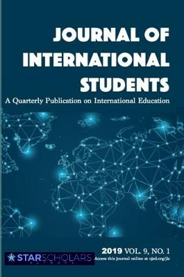 Book cover for Journal of International Students 2019 Vol 9 Issue 1