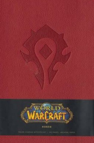 Cover of World of Warcraft Horde Hardcover Ruled Journal (Large)