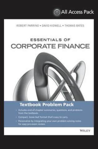 Cover of Essentials of Corporate Finance All Access Pack Print Component