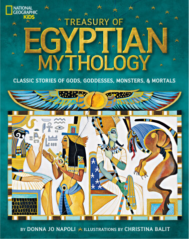 Book cover for Treasury of Egyptian Mythology