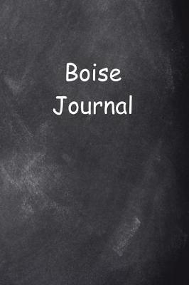 Book cover for Boise Journal Chalkboard Design