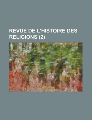 Book cover for Revue de L'Histoire Des Religions (2)