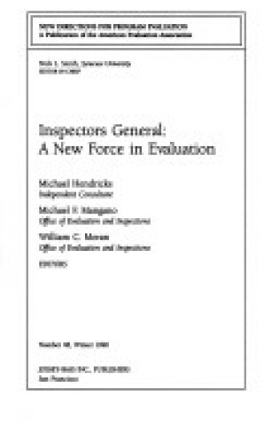 Cover of Inspectors General Force Evaluation 48