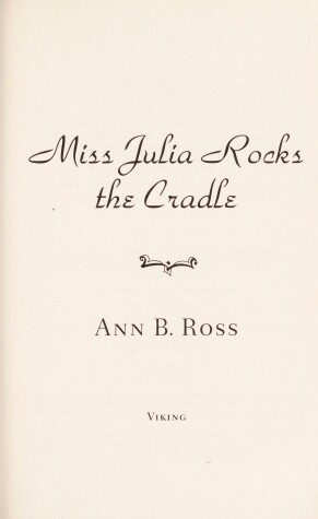 Book cover for Miss Julia Rocks the Cradle